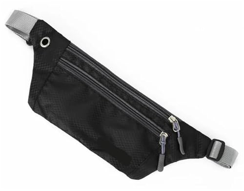 Riñonera Deportiva Riñonera for teléfono Deportivo, riñonera for Hombre, Ultrafina, Impermeable, miniriñonera for Mujer, riñonera Ligera for Correr para Viajes, Correr(Black)
