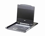  Aten CL6700MW-ATA-2XK06ITG commutateur écran, clavier et souris Grille de montage Noir - Commutateurs écran-clavier-souris (USB, USB, USB Type-A,USB Type-B, Full HD, 1920 x 1080 pixels, Noir)