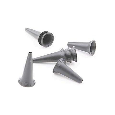 ADS Medicare Grey Disposable Ear Specula for Mini Otoscope ENT Medical Diagnostic Examination CE Approved (Pack of 100) (2.5mm) Cover