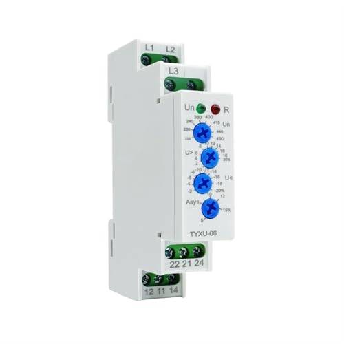 Relé de protección de voltaje trifásico 460V TYXU-06 M460 contra fallos 4