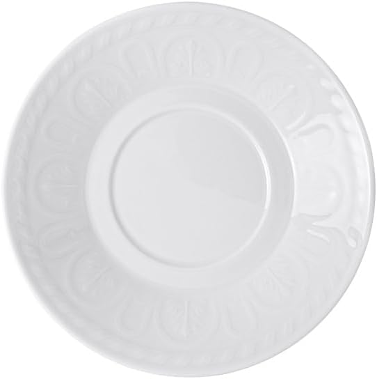 Villeroy & Boch Cellini Tea Cup Saucer, 6 in, Premium Porcelain, White