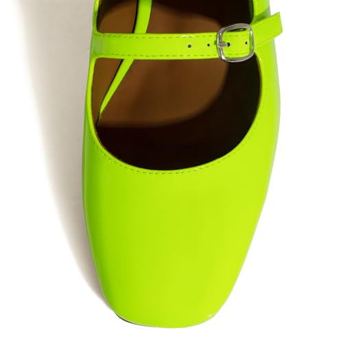 anteikira Women's Round Toe Slingback Flats Closed Toe Double Strap Mary Jane Flats for Women 1 Inch Heel Dress Shoes Low Heel Causal Work Office Pumps for Women Size 5.5-12US4