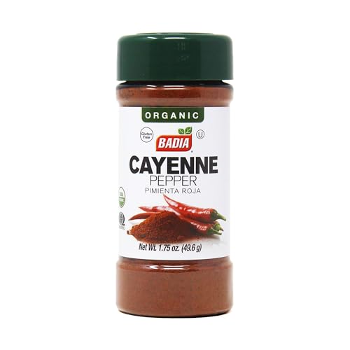 BADIA ORGANIC CAYENNE PEPPER 49.6 gm