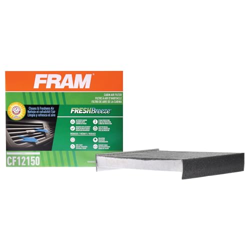 FRAM Fresh Breeze Cabin Air Filter with Arm & Hammer Baking Soda, CF12150 for Mazda/Toyota Vehicles