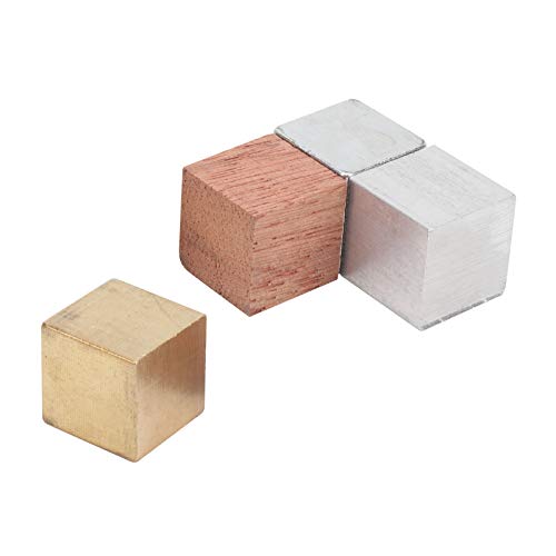 Image of YWBL-WH Copper Iron Aluminum Wood 4PCS Cubes for Density Volume Measurement Experiments, Suitable for Physics Teaching, YWBL-WH5z9m4tuh8n