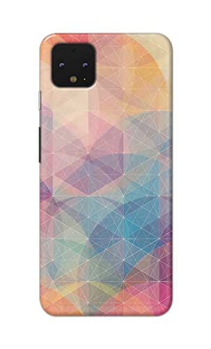Image of PRINTFIDAA Printed Hard Back Cover Case for Google Pixel 4 Back Cover (Crumpled Paper Design) -1803