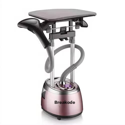 Breakode™ Garment Steamer for Clothes, Adjustable Height with Hanger 2000W, Steam Iron 40 Second Heating Time, Detachable Ironing Board, Heat Insulated Steam Hose
