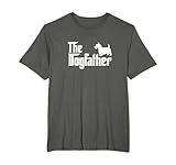scottish terrier lover gift dogfather maglietta