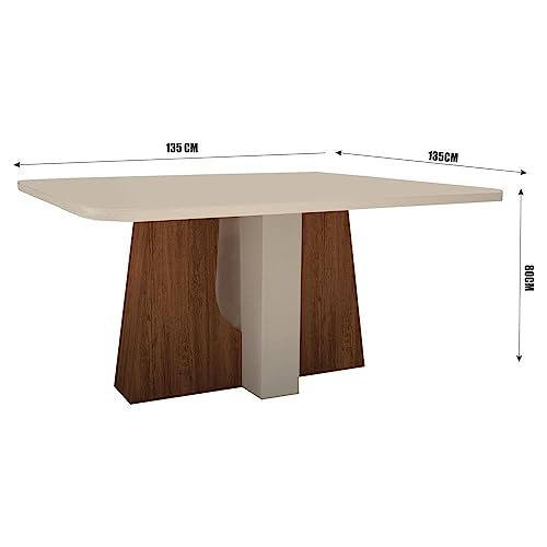 Sala de Jantar 135x135 Magic Ame/off Bom Pastor 8 Cadeiras