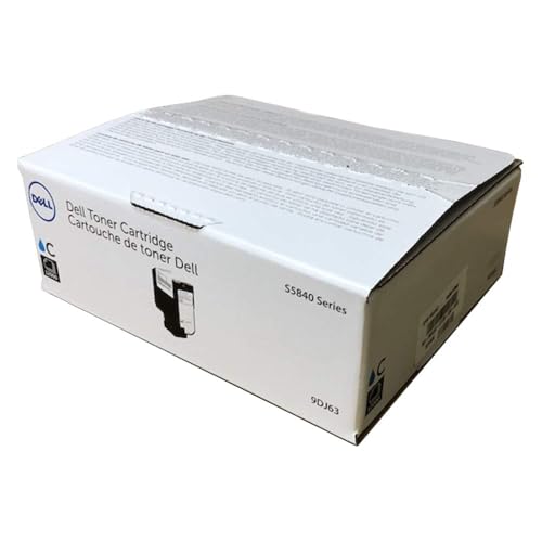 DELL 9DJ63 Cartouche de toner imprimante laser couleur cyan haute capacité