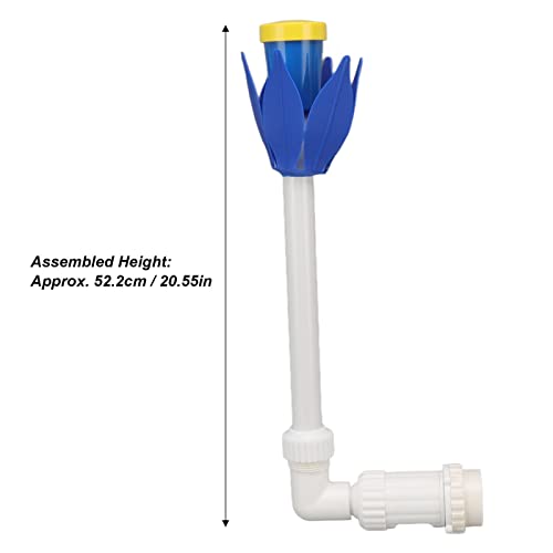 Fontaine de piscine réglable en PVC pour animer une eau stagnante