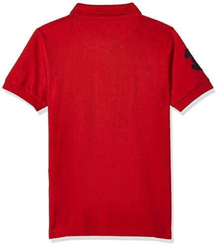 Image of Amazon Brand - Jam & Honey T Shirts for Boys | Regular Fit Solid Print Boys Polo | 100% Cotton Half Sleeves Boys Tshirt