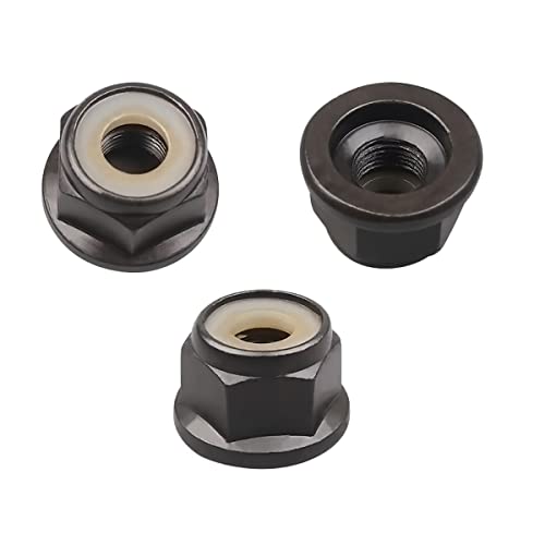 Realman 2 Stück Linksgewinde M12 x P1,5 Nylon Verriegelung Klinge Mutter Schraube für Stihl FS44 FS160 FS180 FS220 FS240 FS300 FS310 FS350 FS360 FS400 FS410 FS450 FS460 FS490