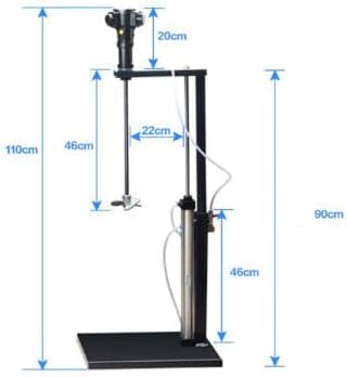 Automatic Lifting Pneumatic Paint Mixer Ink Mixing Machine 5 Gallons 20L