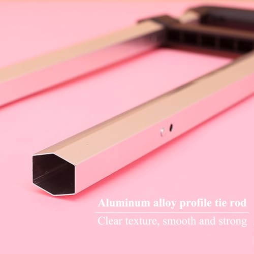 Rucksack-Trolley mit Rädern, faltbare Sackkarre aus Aluminiumlegierung, mit 6 Rädern und Gepäckgurt für Rucksäcke und Reisegepäck (Schwarz-L03)