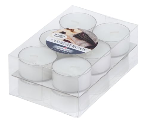 Duftteelichter im 12er Pack Cashmere Woods 18/38 mm ca. 4 h