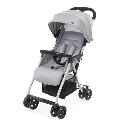 Chicco - Buggy Ohlala'3 - Verstelbare en Opvouwbare Buggy - Ultra-Lichtgewicht en Compact - Vanaf Geboorte tot 15 kg - Grey Mist