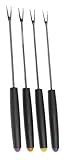Fonduegabel 18 cm 4 Stück kompatibel mit/Ersatzteil für Fritel 2FG010 FG2980 2970 Kulinäres Fondue