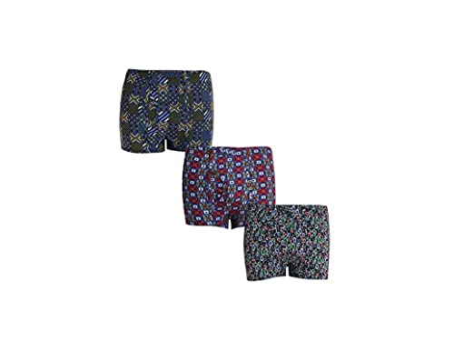 Image of EON Printed SEMI Long Trunk /Trunk Pack of 3 for Mens(Prints May Vary)