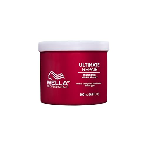 Wella Professionals Ultimate Repair Conditioner - Nourishing Deep Conditioner for Damaged Hair - With AHA & Omega-9 - For All Hair Types (500ml)