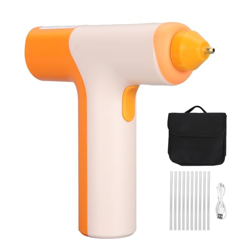 Cordless Hot Glue Gun, Long Lasting Battery, Fast Preheating, Portable Hot Glue Gun with Lithium Battery 3000mAh for DIY Craft
