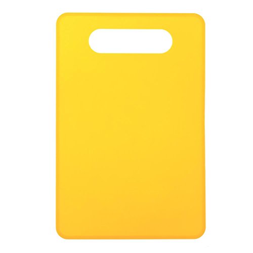 Zibuyu Plastic Non Slip Anti Bacterium Cutting Board Food Chopping Block(Yellow)