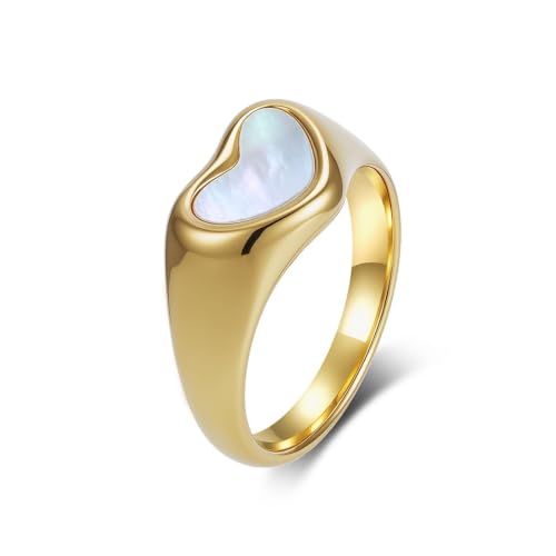 Bague de Fiançaille Coeur et Coquillage : Votre Alliance Or au Quotidien