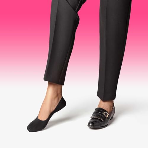 Image of SHEEC Women's No Show Socks for Flats | Non-Slip Invisible Liners for Heels & Ballet Shoes | Soft, Lightweight | 4 or 6 Pairs
