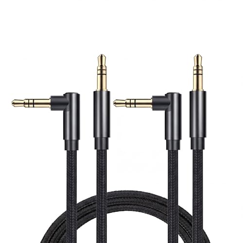 Cable Auxiliar 3.5 mm macho a macho, pack x2 miniatura 1