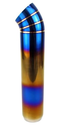 Silencieux d'échappement universel 63mm-75mm en alliage d'aluminium Type B