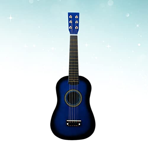 Jojofuny 23 Inch Kids Guitar 6 String Small Guitar Beginner Guitar Early Learning Folk Acoustic Guitar For Kids Children Music Instrument Ages 3 + (Blue) #TOP6
