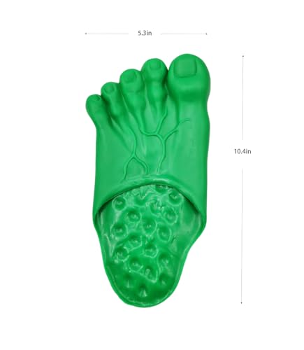 VIGUEUR Funny Feet Slippers - Big Foot Slippers for Men, Women, Green3