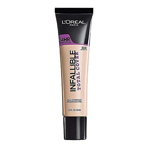 L'Oreal Paris Infallible Total Cover Foundation, Natural Buff, 1 fl; oz.