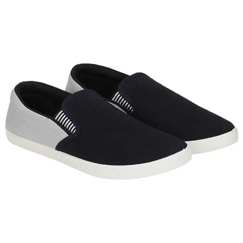 Image of BRUTON Men's Sneakers Loafers Shoes - (Pack of 1) Grey, Size -8