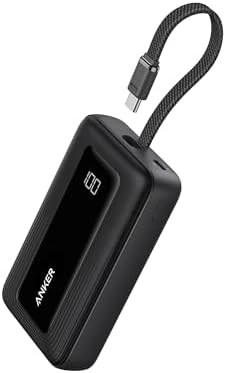 Anker Portable Charger, 10,000mAh 30W Power Bank, USB-C in and Ou...