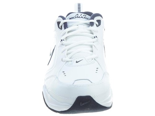 Nike Tênis masculino Air Monarch IV Cross Trainer, branco/prata metálico, 42, Branco/prata metálica.