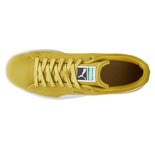 PUMA Mens Suede Classic Lace Up Sneakers Shoes Casual - Yellow - Size 7 M4