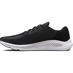 Under Armour UA Charged Pursuit 3, Zapatillas para Correr Hombre, Black/Black/White, 44 EU