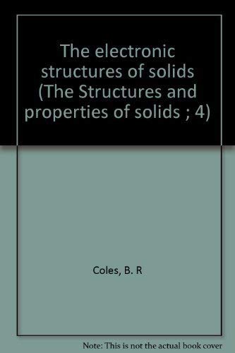 Amazon.co.jp: The electronic structures of solids (The Structures and ...