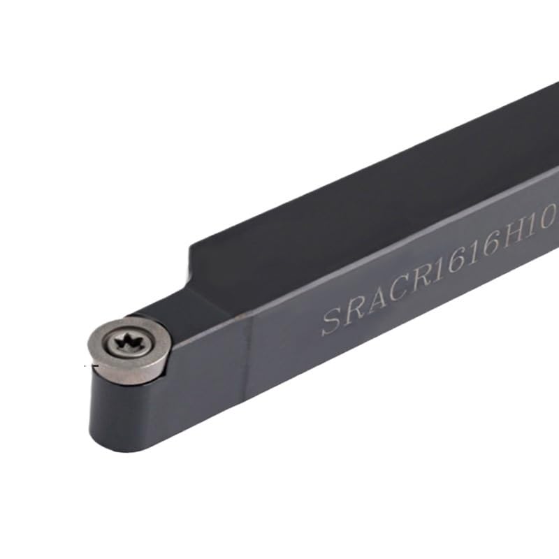 1pc Turning Tool 20mm SRACR-2525M08 Lathe Cutter Bar Hole Processing Clamped Steel External Turning Tool Holder(SRACR-1616H08)