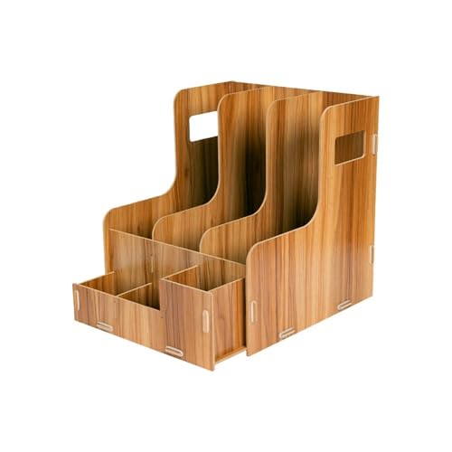 File Rack Desk File Box Book Rack Folder Storage Holder Desktop Office Home Letter Trays