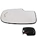 Driver Side Heated Mirror Glass Replacement for 2003-2007 Cadillac Escalade, Chevrolet Avalanche, Silverado, Suburban, Tahoe, GMC Sierra, Yukon - Exterior Side View Convex Mirror with Turn Signal