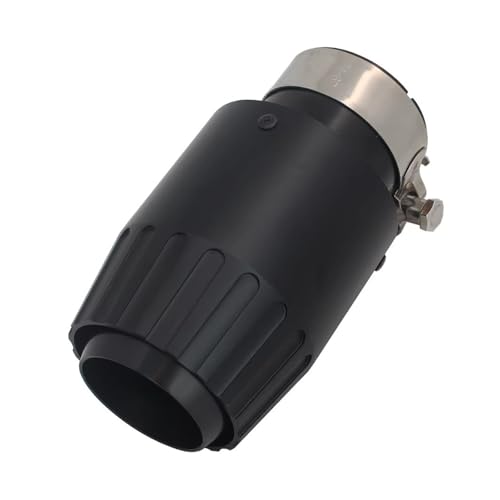 Embou d'échappement voiture universel alu noir silencieux 57mm 60mm 76mm