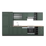 Photo Gallery vicco cucina componibile fame-line, verde-oro country house/antracite, 355 cm, pl rovere Photo Gallery vicco cucina componibile fame-line, verde-oro country house/antracite, 355 cm, pl rovere