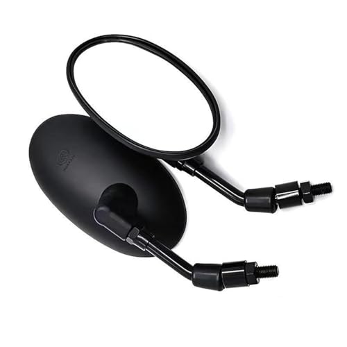 Espejo retrovisor de moto ABS de 10 mm con visión clara antirreflejos 4