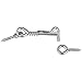 National Hardware V2002 2" Zinc Plated Safety Hook & Eye