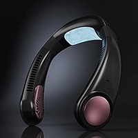 Bladeless Neck Fan with Triple Motors, Battery Operated