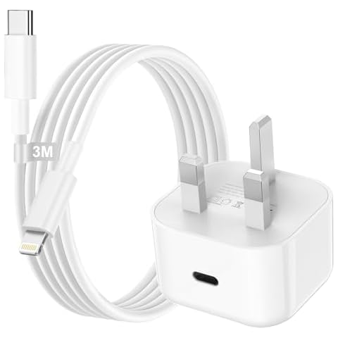 Poukey 20W Fast Charger with 3M Cable Cover