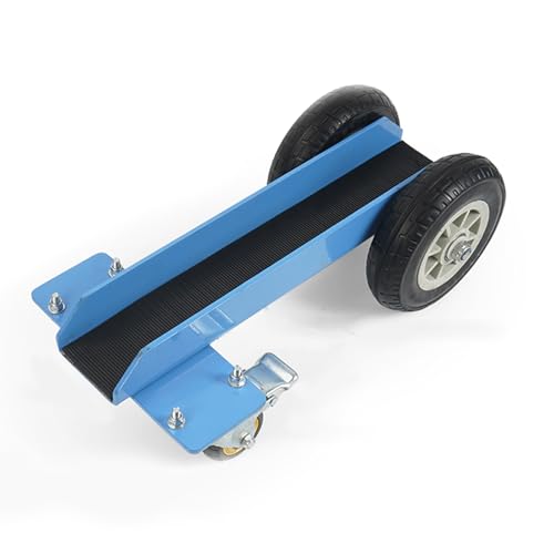 Dolly de Panel, Plataforma Rodante de Losa de Piedra con Rueda de Goma Maciza de 20 Cm (8 Pulgadas), Capacidad de 500 Kg (1100 Lb), para Mover Madera Contrachapada(50cm)