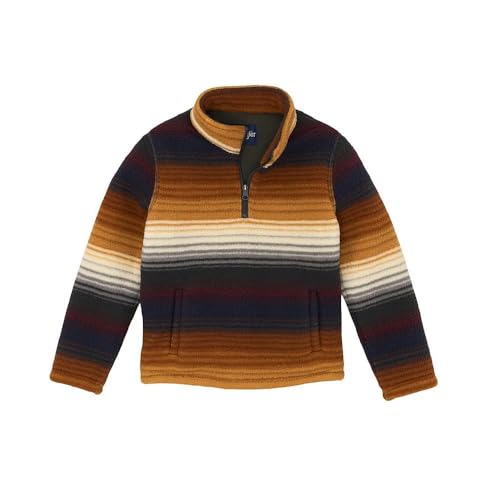 Wrangler Boy's Stripe Sherpa 1/4 Zip Pullover